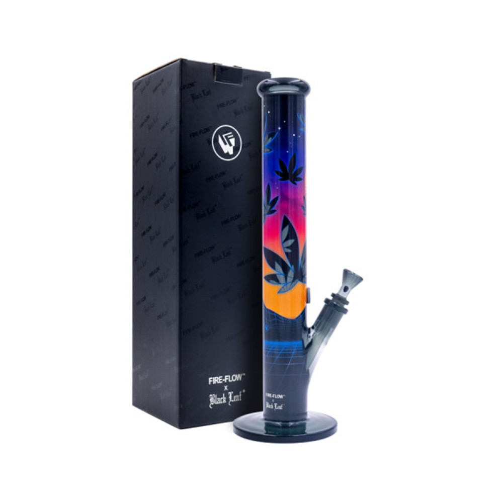 Fire-Flow x Black Leaf • Glass Bong Leaves 37 3/4 • 40cm