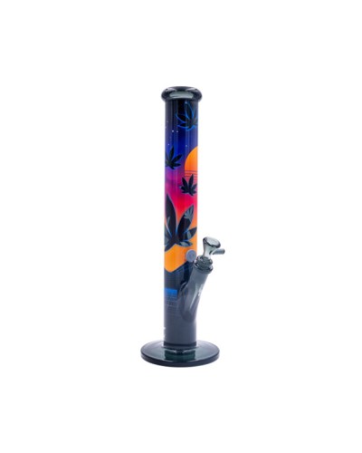 Fire-Flow x Black Leaf • Glass Bong Leaves 37 3/4 • 40cm